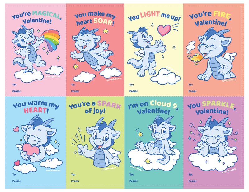 Happy Valentines from Sparks and ComfyKinz!